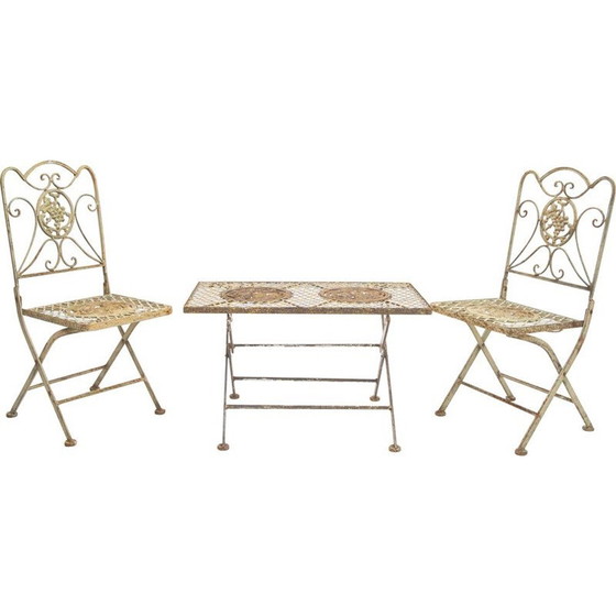 Vintage cast iron garden furniture for children 650 Whoppah