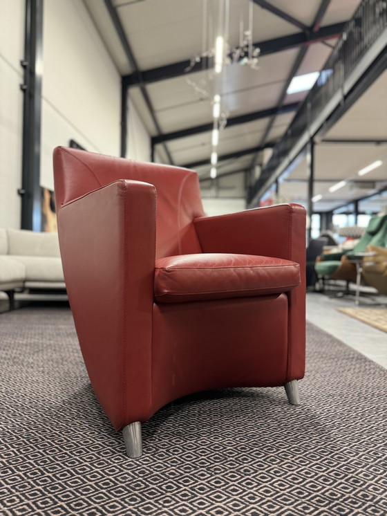 Image 1 of Leolux Dolcinea Armchair Red Leather