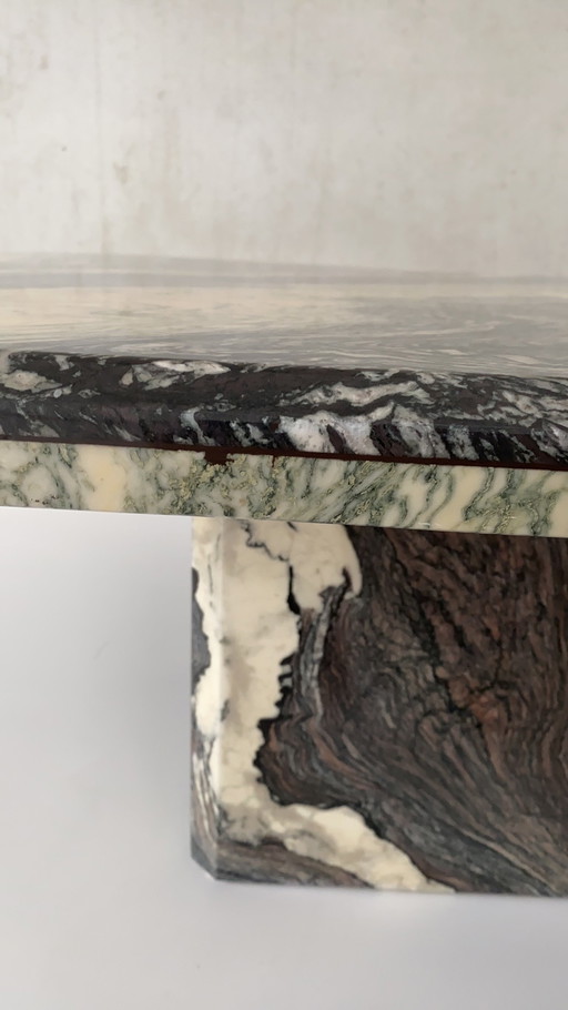 Marble coffee table - green marble