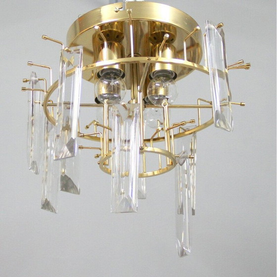 Image 1 of Sospensione vintage in vetro di Murano, Italia 1970