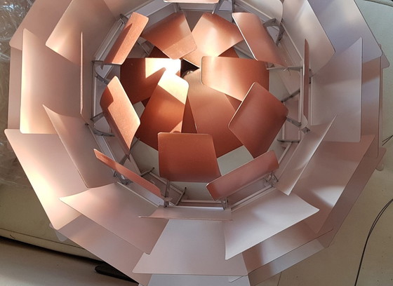 Image 1 of Artichoke Copper Rose Ceiling Light By Poul Henningsen For Louis Poulsen