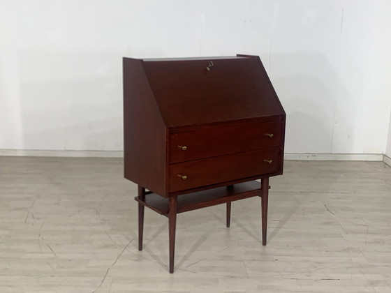 Image 1 of 60s secretary desk writing desk vintage sideboard