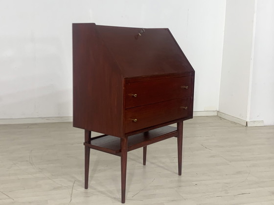 Image 1 of 60s secretary desk writing desk vintage sideboard