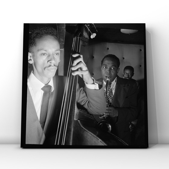 Image 1 of Portrait de Charlie Parker, Tommy Potter et Max Roach - Three Deuces, New York, 1947