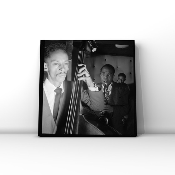 Image 1 of Portrait of Charlie Parker, Tommy Potter, and Max Roach - Three Deuces, New York, 1947