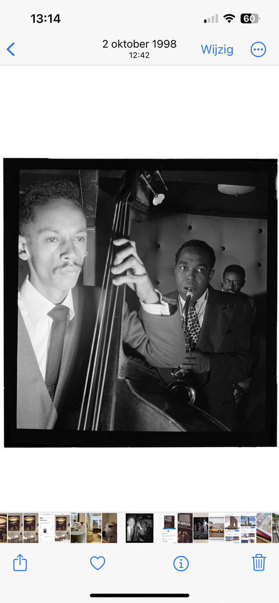 Image 1 of Portrait de Charlie Parker, Tommy Potter et Max Roach - Three Deuces, New York, 1947