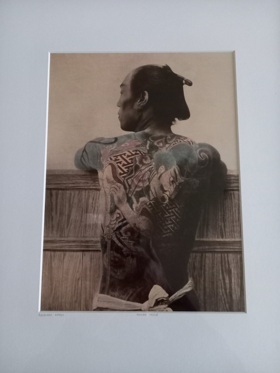 Image 1 of Japanese "Paysan Tatoué" Photograph Yellowkorner