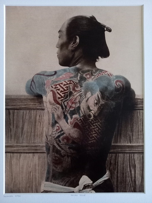 Japanese "Paysan Tatoué" Photograph Yellowkorner