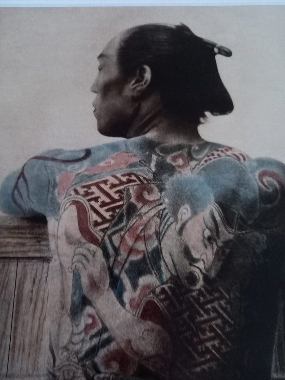 Image 1 of Japanese "Paysan Tatoué" Photograph Yellowkorner