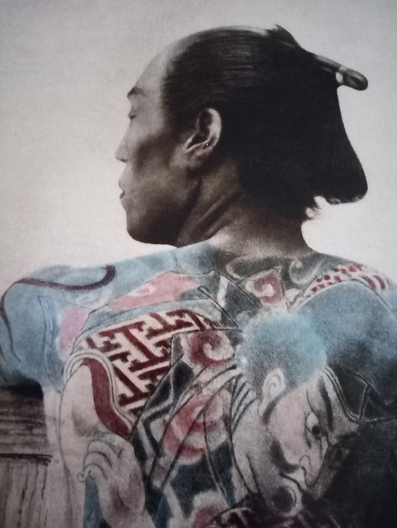 Image 1 of Japanese "Paysan Tatoué" Photograph Yellowkorner