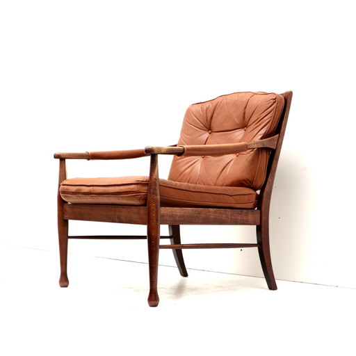 Fauteuil vintage en cuir d'Ulferts Suède fabriqué dans les années 1970
