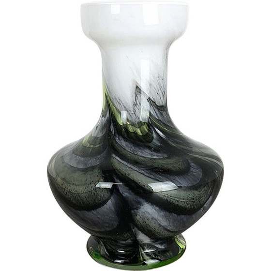 Image 1 of Vintage italian opaline Florence Vase from Italy 1970