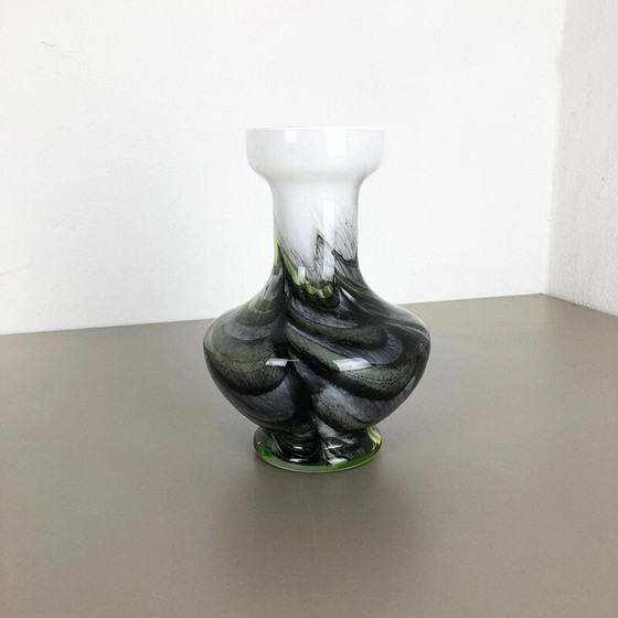 Image 1 of Vintage italian opaline Florence Vase from Italy 1970