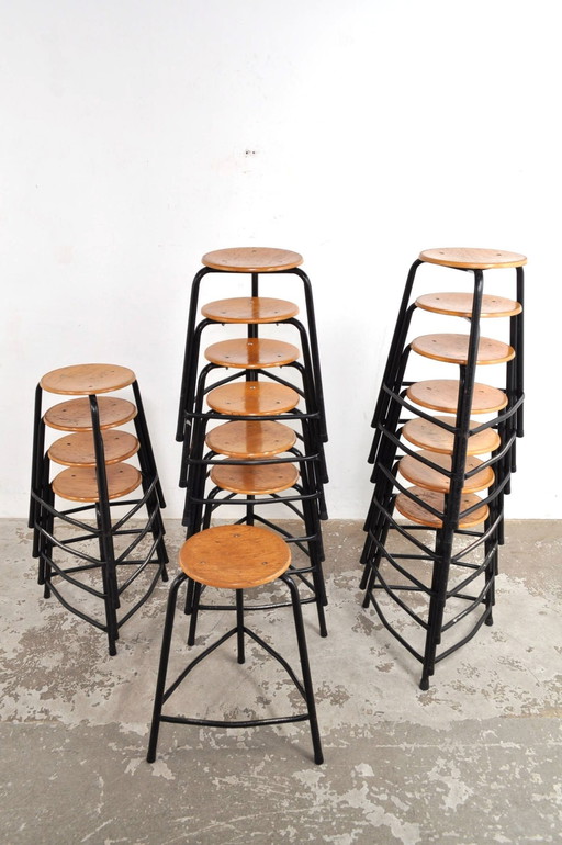 Vintage Stools From School Sixties