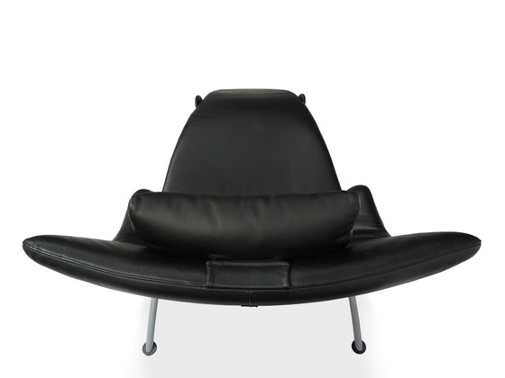 Image 1 of Wk Wohnen Solo 699 leather armchair / lounger | black