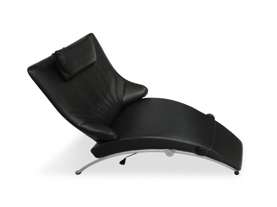 Image 1 of Wk Wohnen Solo 699 leather armchair / lounger | black