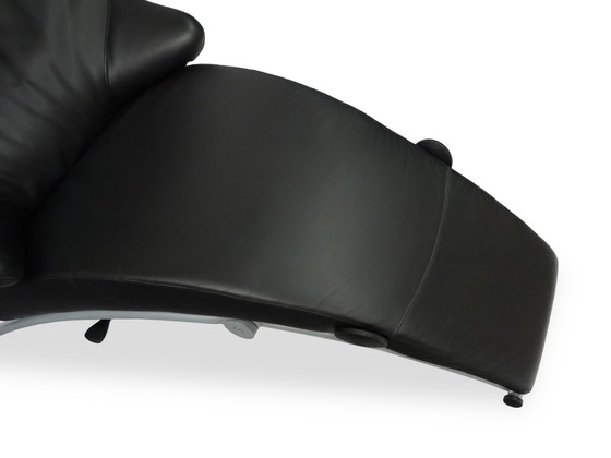 Image 1 of Wk Wohnen Solo 699 leather armchair / lounger | black