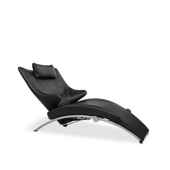 Image 1 of Wk Wohnen Solo 699 leather armchair / lounger | black