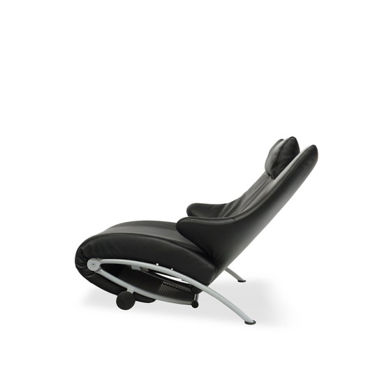 Image 1 of Wk Wohnen Solo 699 leather armchair / lounger | black