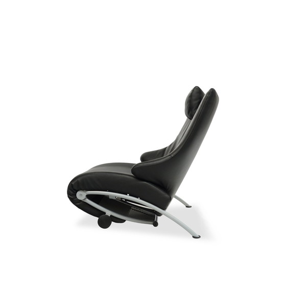 Image 1 of Wk Wohnen Solo 699 leather armchair / lounger | black