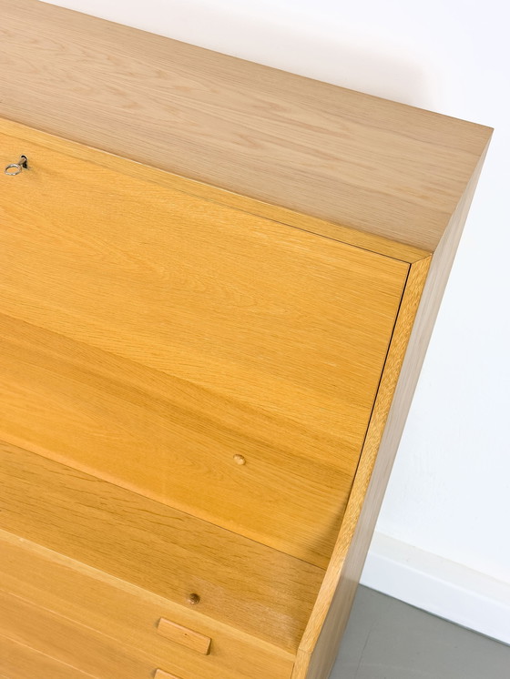 Image 1 of Danish Secretary In Oak By Børge Mogensen For Søborg Møbelfabrik, 1960S