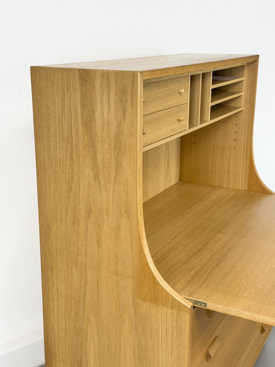 Image 1 of Danish Secretary In Oak By Børge Mogensen For Søborg Møbelfabrik, 1960S