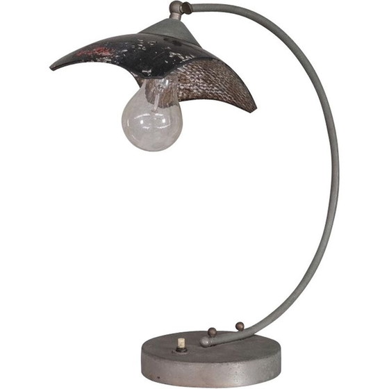 Image 1 of Vintage mercury glass lamp, 1950s