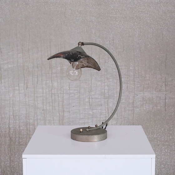 Image 1 of Vintage mercury glass lamp, 1950s