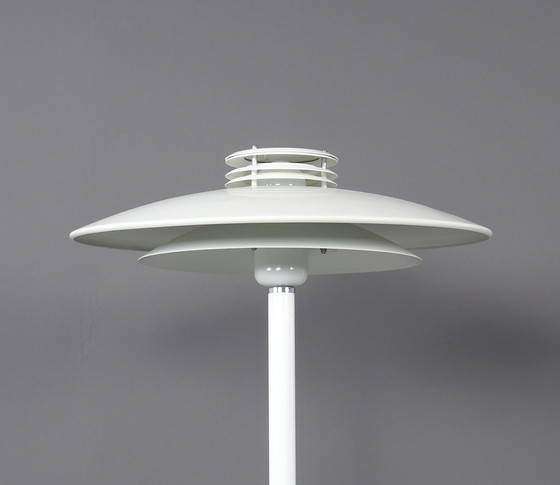 Image 1 of Lampadaire vintage en métal blanc de Belid Suède