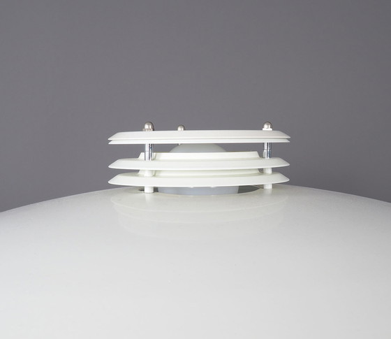 Image 1 of Lampadaire vintage en métal blanc de Belid Suède