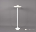 Vintage white metal floor lamp from Belid Sweden