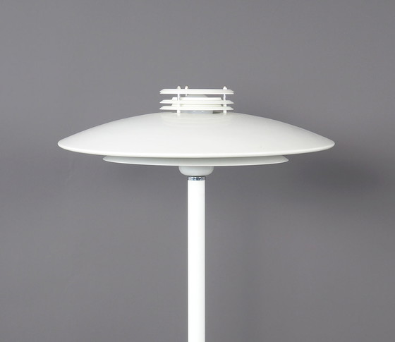 Image 1 of Lampadaire vintage en métal blanc de Belid Suède