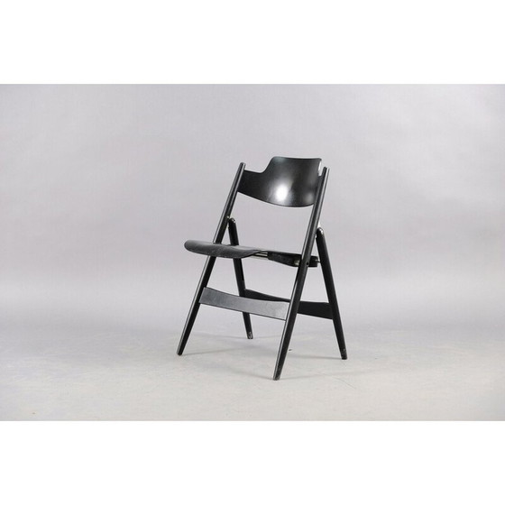Image 1 of Vintage SE18 folding chair in beech by Egon Eiermann for Wilde and Spieth, Germany 1960