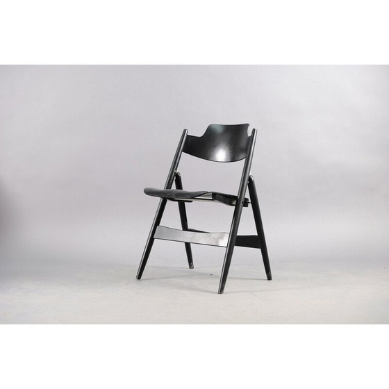 Image 1 of Vintage SE18 folding chair in beech by Egon Eiermann for Wilde and Spieth, Germany 1960
