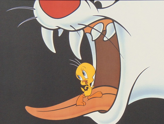 Image 1 of Sylvester & Tweety - Tricky Meal Poster