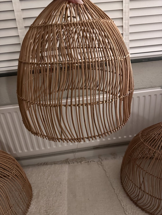 Image 1 of Pendant Lamp Rattan Cane