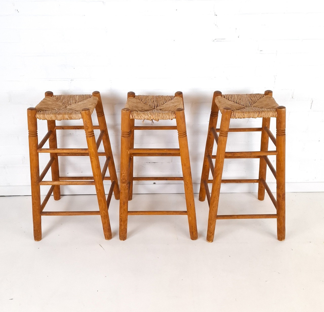 3X sgabello da bar vintage