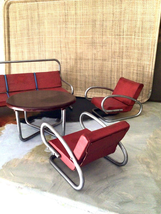 Image 1 of Set di mobili in miniatura del 1940.