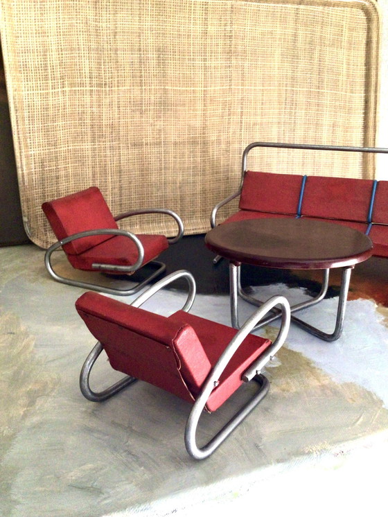 Image 1 of Set di mobili in miniatura del 1940.