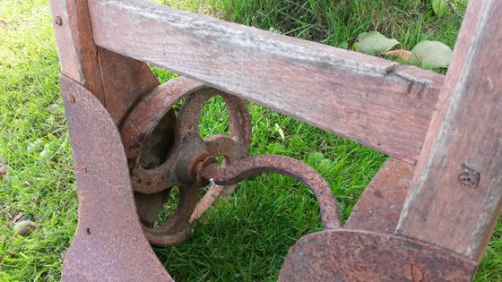 Image 1 of Chariot de brocante/chariot à sacs hauteur 114 cm