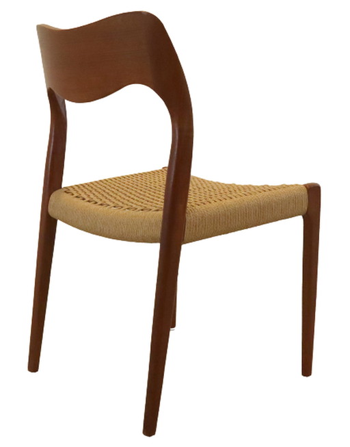  Niels O Möller Dining chairs model 71 vintage 