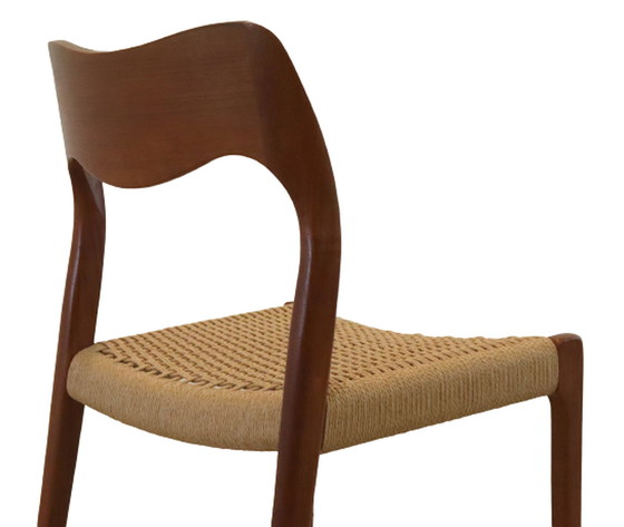 Image 1 of  Niels O Möller Dining chairs model 71 vintage 