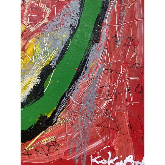 Image 1 of Vintage painting "Gina and Loma" by Kokian