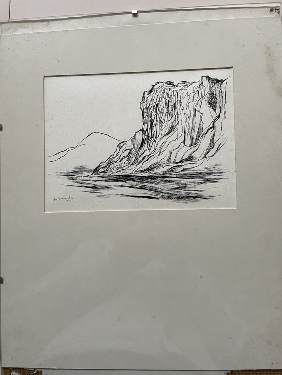 Image 1 of Jan Murk De Vries Pen drawing