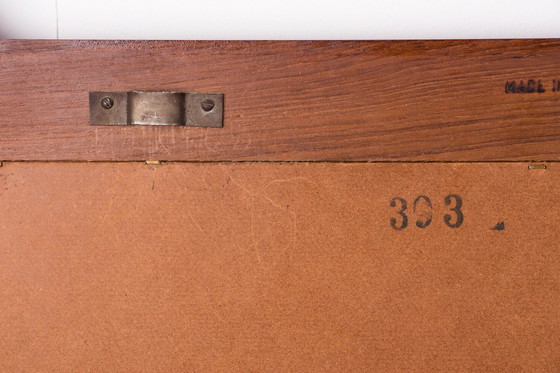 Image 1 of Grande specchio da parete in teak danese di Pedersen &amp; Hansen, 1960.