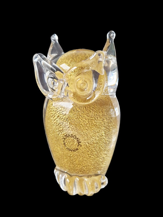 Image 1 of V. Nason & C. Murano Italy owl