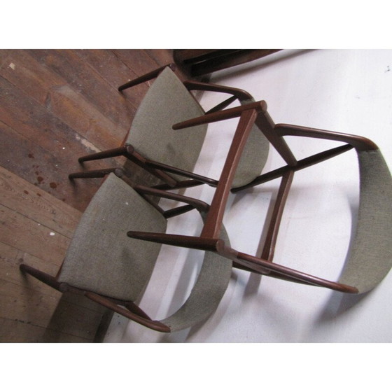 Image 1 of Set of 3 vintage chairs by Kai Kristiansen, Denmark