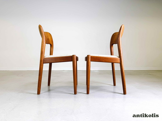 Image 1 of Set of 2 Niels Koefoed Mid - Century Ole Chairs Koefoeds Hornslet Teak