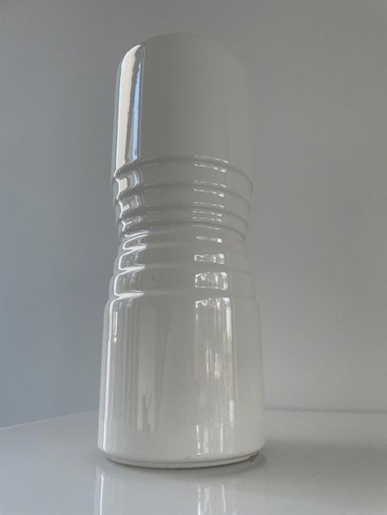 Image 1 of Vaso cilindrico vintage moderno - Design italiano