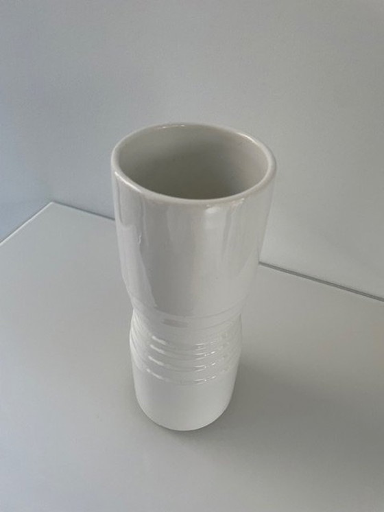 Image 1 of Vaso cilindrico vintage moderno - Design italiano